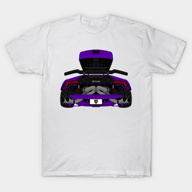 HURACAN PURPLE T-Shirt by VENZ0LIC